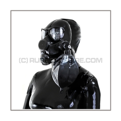 Deluxe PMK gasmask-zipperhood-system HEAVY-P with rebreathing-bag-set